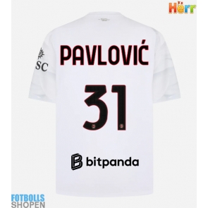 Billiga AC Milan Strahinja Pavlovic #31 Bortatröja 2026-27 Kortärmad